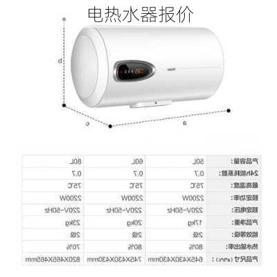 电热水器报价