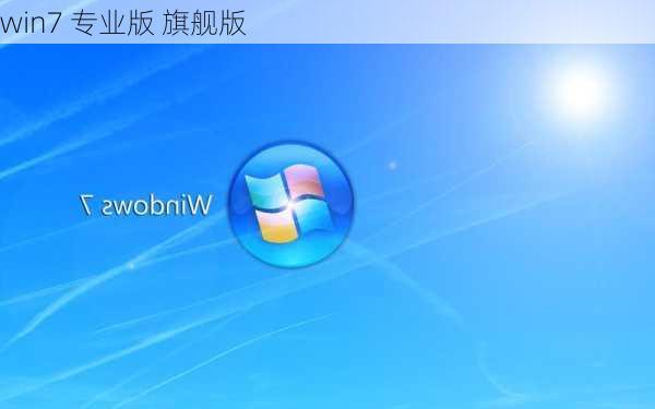 win7 专业版 旗舰版