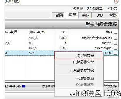 win8磁盘100%