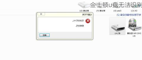 金士顿u盘无法识别