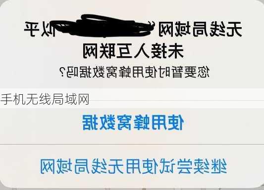 手机无线局域网