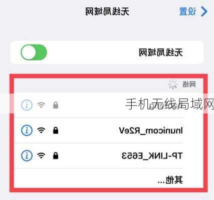 手机无线局域网