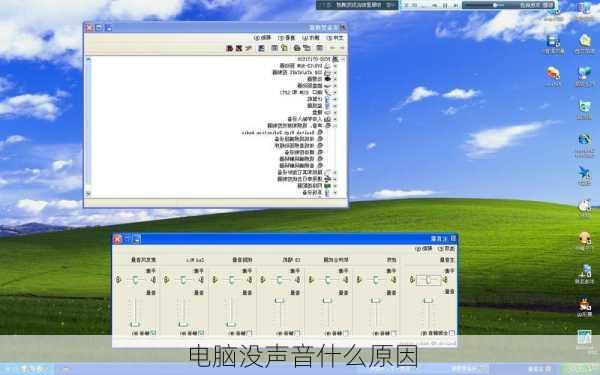 电脑没声音什么原因