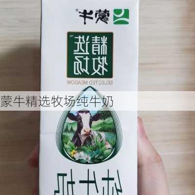 蒙牛精选牧场纯牛奶