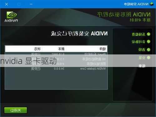 nvidia 显卡驱动